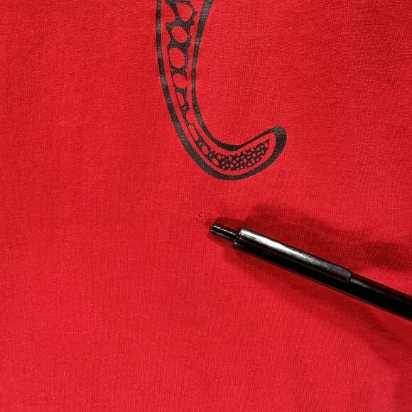 Nike Kobe Bryant Dri-fit Size Medium 24 Red Snake Skin T-shirt Some Flaws - Picture 5 of 11